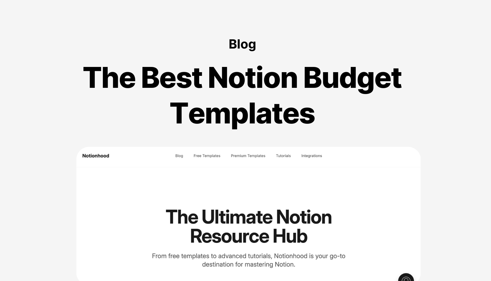 The 10 Best Notion Budget Templates