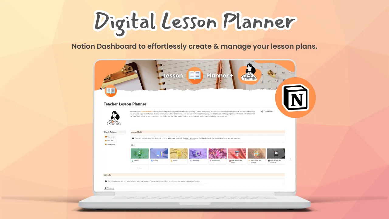 Ultimate Lesson Planner by Template Road