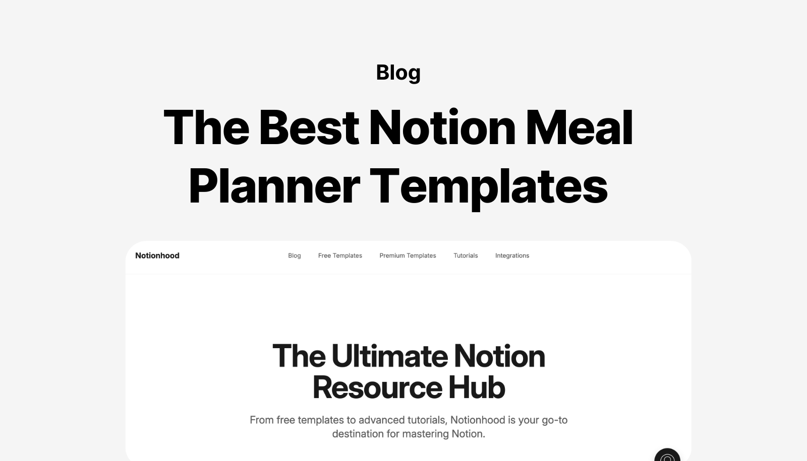 The 10+ Best Notion Meal Planner Templates