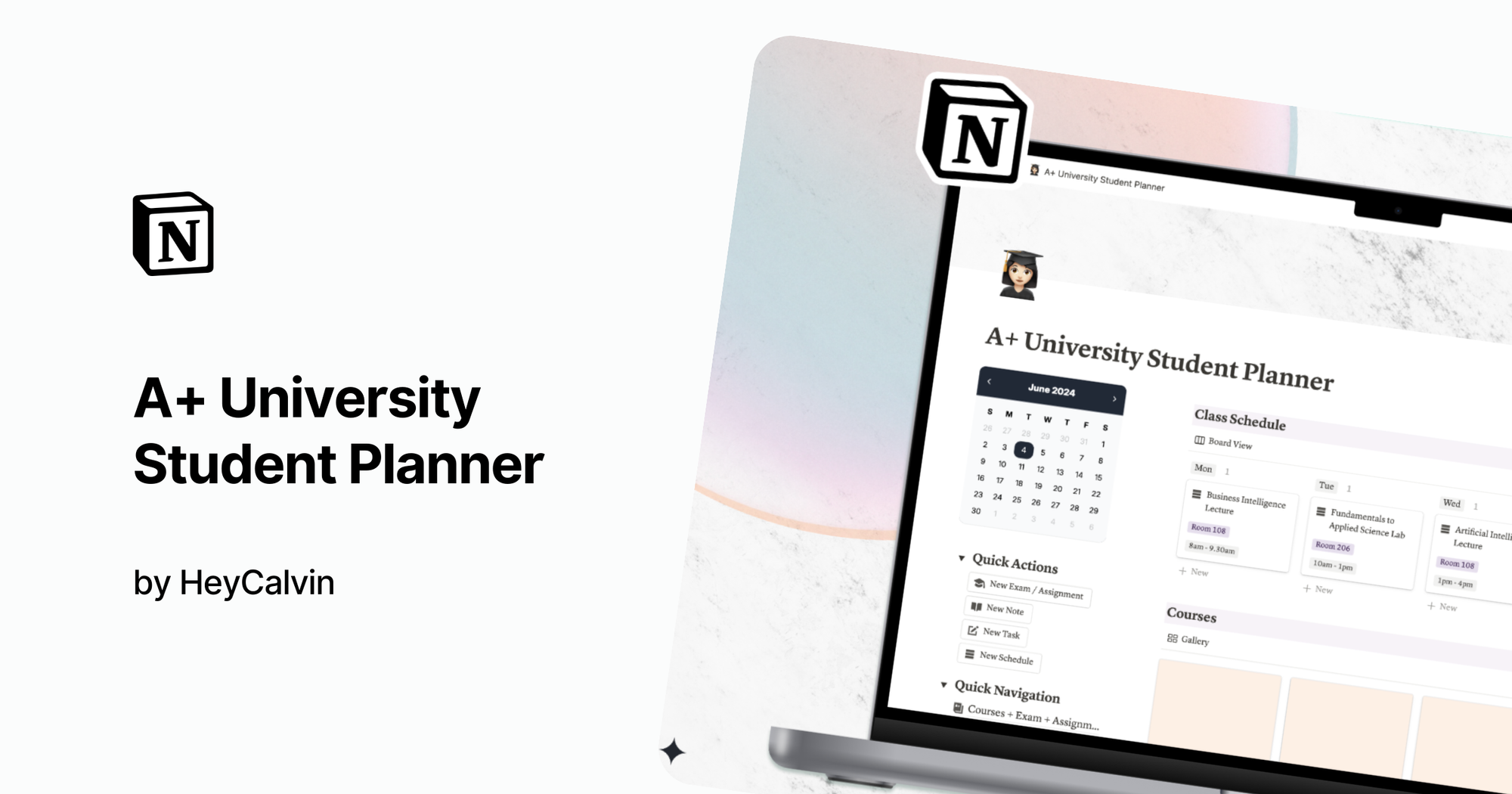 Study Master Template by Notion Master